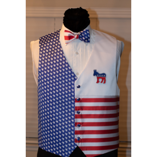 Democratic Vest and Bow Tie Set